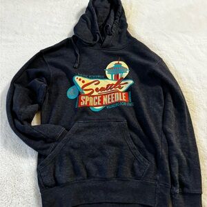 Seattle Space Needle Graphic Hoodie